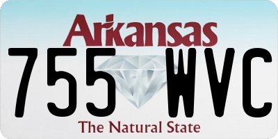 AR license plate 755WVC