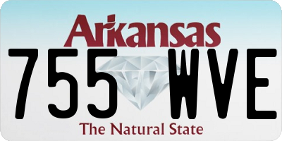 AR license plate 755WVE