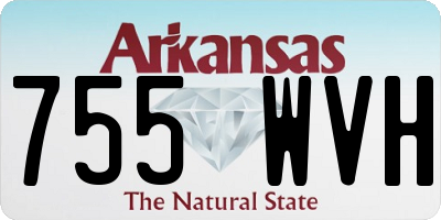 AR license plate 755WVH