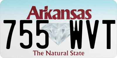 AR license plate 755WVT