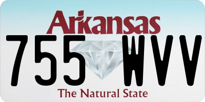 AR license plate 755WVV