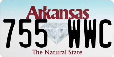 AR license plate 755WWC