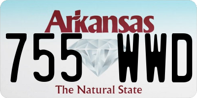 AR license plate 755WWD