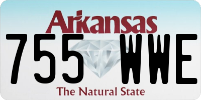 AR license plate 755WWE