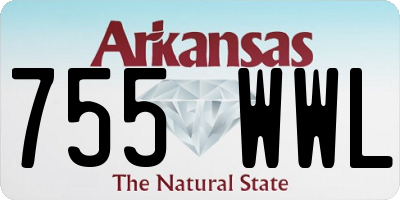 AR license plate 755WWL