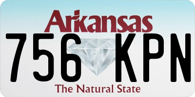 AR license plate 756KPN