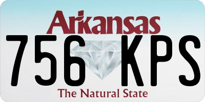 AR license plate 756KPS