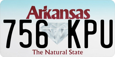 AR license plate 756KPU