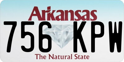 AR license plate 756KPW