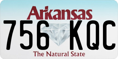 AR license plate 756KQC