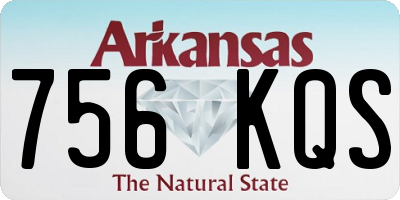 AR license plate 756KQS
