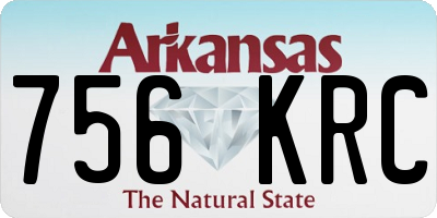 AR license plate 756KRC