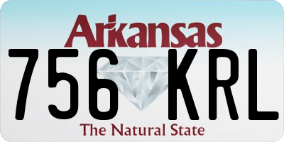 AR license plate 756KRL
