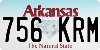 AR license plate 756KRM
