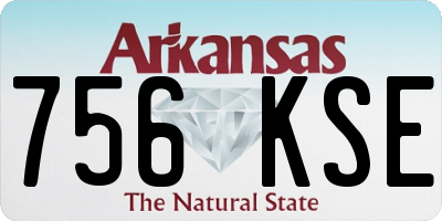 AR license plate 756KSE
