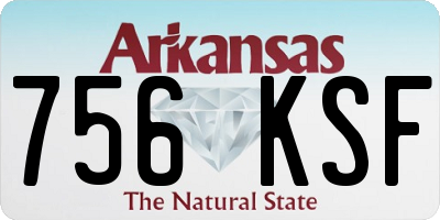 AR license plate 756KSF