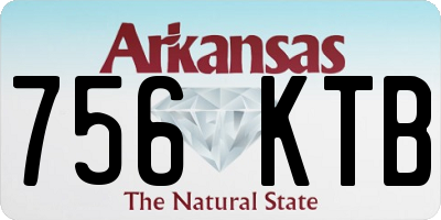 AR license plate 756KTB