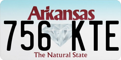 AR license plate 756KTE