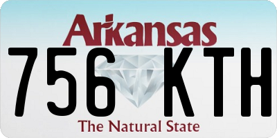 AR license plate 756KTH