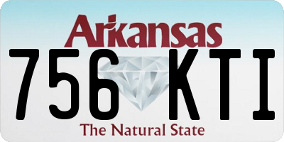 AR license plate 756KTI