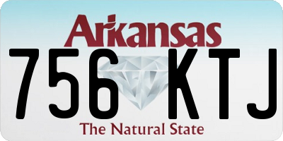 AR license plate 756KTJ