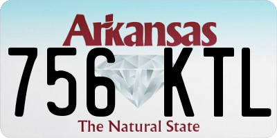 AR license plate 756KTL