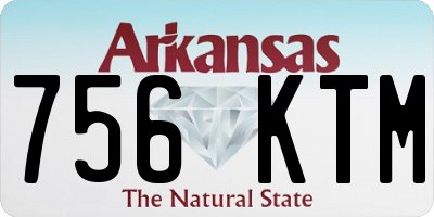 AR license plate 756KTM