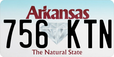 AR license plate 756KTN