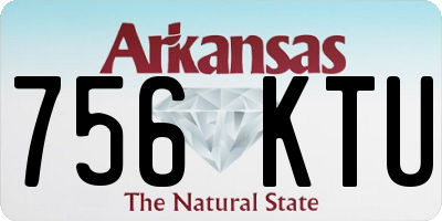 AR license plate 756KTU