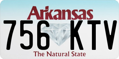 AR license plate 756KTV