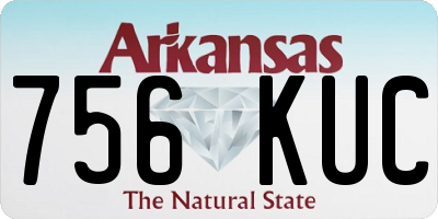 AR license plate 756KUC