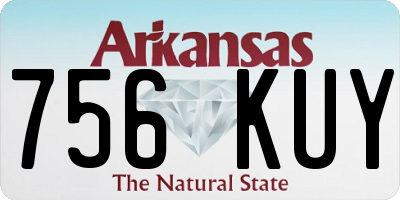 AR license plate 756KUY