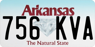 AR license plate 756KVA