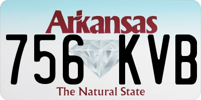 AR license plate 756KVB
