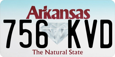 AR license plate 756KVD