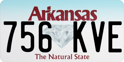 AR license plate 756KVE