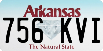 AR license plate 756KVI