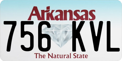AR license plate 756KVL