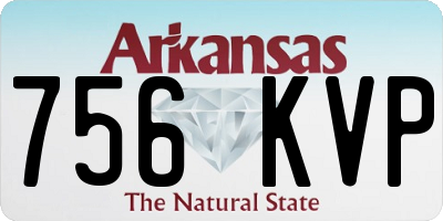 AR license plate 756KVP