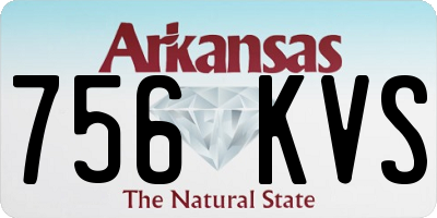AR license plate 756KVS