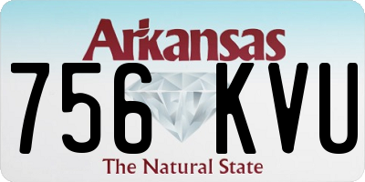 AR license plate 756KVU