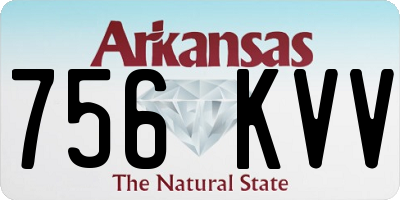 AR license plate 756KVV