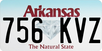 AR license plate 756KVZ