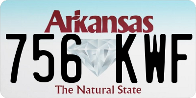 AR license plate 756KWF