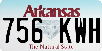 AR license plate 756KWH