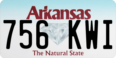 AR license plate 756KWI