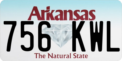 AR license plate 756KWL