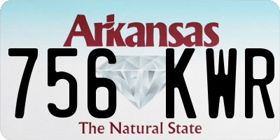 AR license plate 756KWR