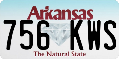 AR license plate 756KWS