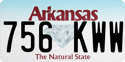 AR license plate 756KWW
